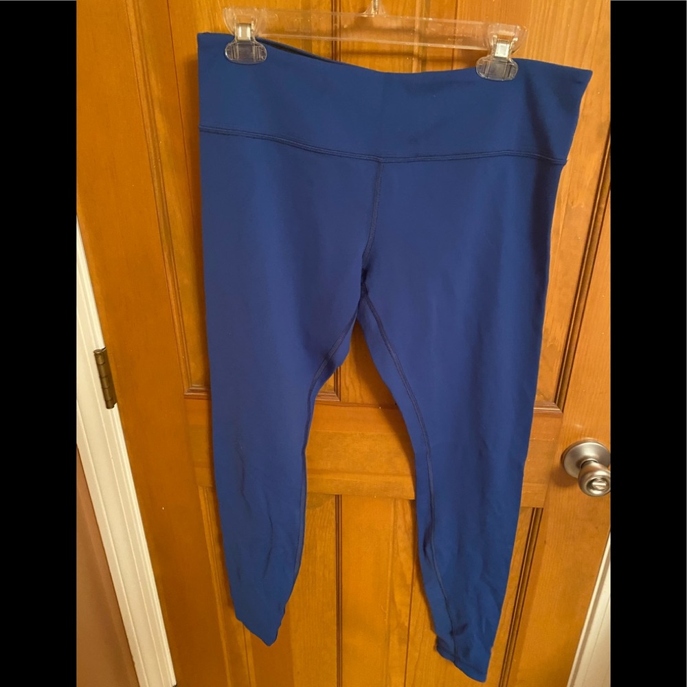 Lulu lemon blue yoga tights